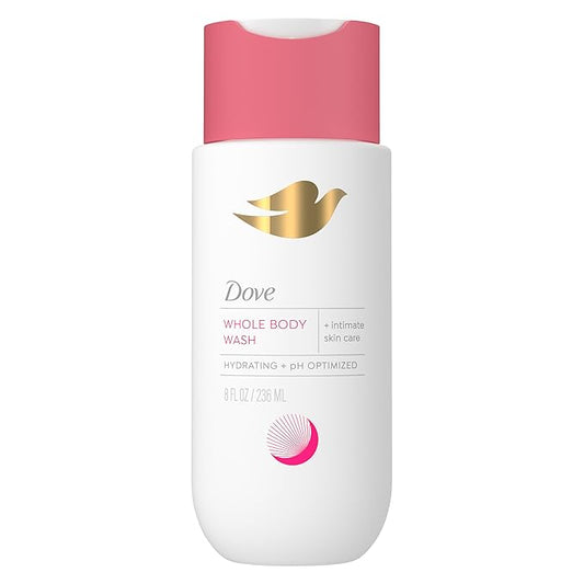 Dove Whole Body Intimate Wash for Women, pH Optimized & Gynecologist-Tested for Sensitive Skin 8 oz
