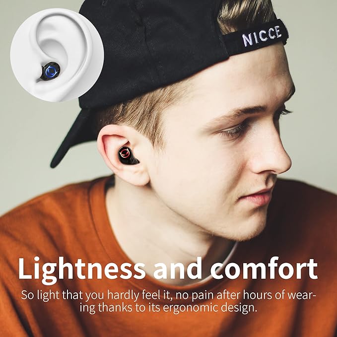 Earbuds for Kids, Penguins Bluetooth Headphones Bluetooth with Mic, 85dB Volume Limited, 36Hrs Playtime, Gilrs Boys Earbuds for Small Ears,Touch Control, Waterproof, Kids Wireless for School/Tablet.