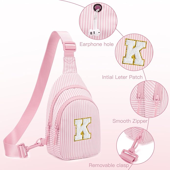 Gifts for 8 9 10 11 12 Year Old Girls Sling Bag Crossbody Bags Fanny Pack for Teen Girls Personalized Gifts for Women