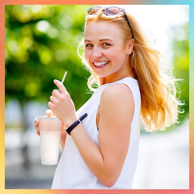 Honeydak 30 Pack Tumbler with Straw and Lid Bulk Glitter Plastic Cups Water Bottle Iced Coffee Travel Mug Reusable Party Favor Cups for Birthdays travel 24-27 oz (Glitter)