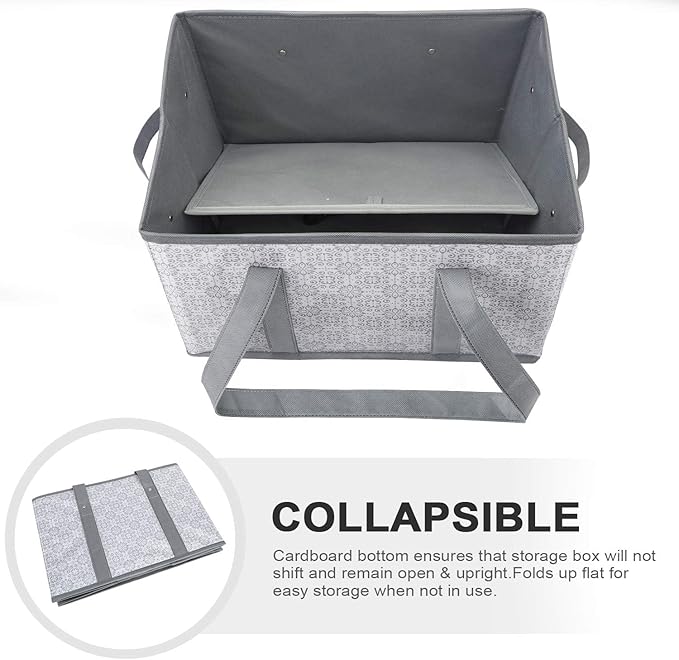 WISELIFE Reusable Grocery Bags [3 Pack],Large Grocery Tote Bag Water Resistant Shopping Bags Foldable Grocery Bag for Clothes,Shoes and Picnic