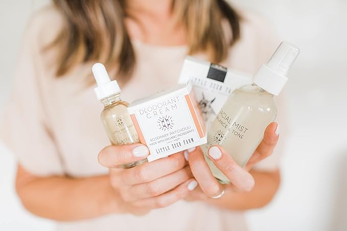 Little Seed Farm All Natural Deodorant Cream, Aluminum Free Deodorant for Women or Men, 2.4 Ounce - Rosemary Patchouli