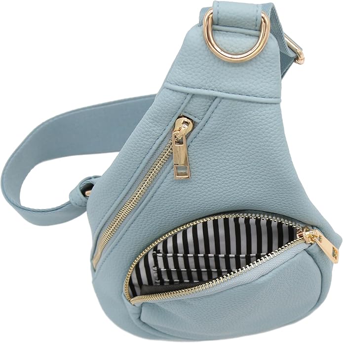 FashionPuzzle Compact Triangle Sling Bag
