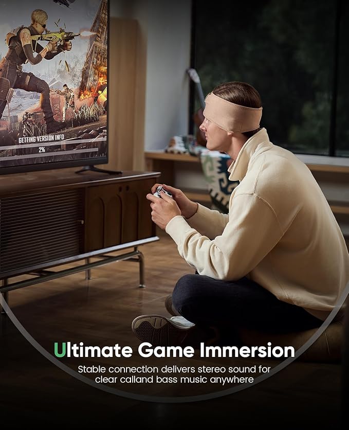 Bluetooth Headphones Headband, Sleep Headphones Bluetooth Headband for Side Sleepers, Reduce Snoring Disturbance for Sleeping, Wireless Headphones for Workout Running Cool Gadgets Unique Gifts