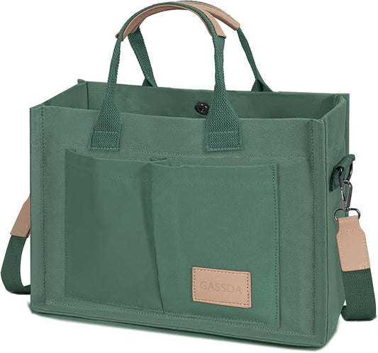 Tote Bags for Women Canvas Tote Purse Crossbody with Pockets Top Handle Shoulder Satchel Bag for Women