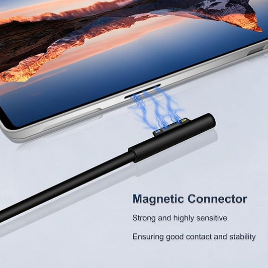 44W 15V 2.58A Surface Pro AC Laptop Charger fit for Microsoft Surface Pro 3 Pro 4 Pro 5 Pro 6, Laptop 2/1, Go 2/3 Surface Book 1/2 Model 1625 1800 Power Adapter with 5V 1A USB Charging Port