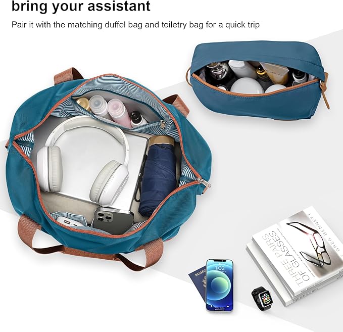 Joyway Carry on 20Inch &24 In Checked Luggage Set, 2-Piece Expandable Suitecase Set with Spinner Wheel, Hard Shell Suitcase with TSA Lock(Navy Blue)