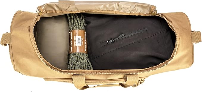 Gym Duffel Bag for Men Sports Duffel Bag with Shoe Compartment (TAN-Model B)