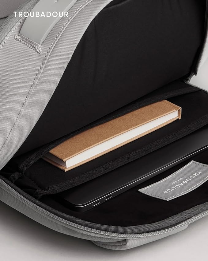 Troubadour Apex 3.0 Compact - 16L Premium Laptop Backpack - Ergonomic & Water Resistant - Designed for Work and Travel - Scree