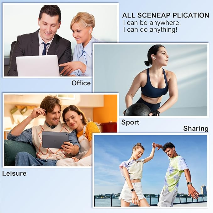 AI Translation Earbuds Real Time with Audio and Video Calls, 3-in-1 Language Translator Earbuds Support 164 Languages and 7 Translation Modes, 32H Buletooth 5.3 Headphones with Mic, White