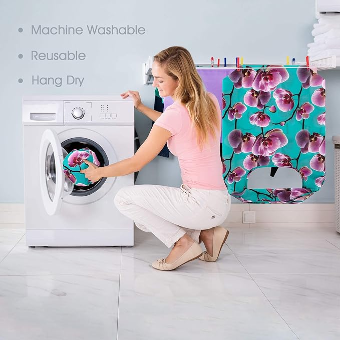 BeeGreen 12 Packs Flower Reusable Grocery Bags Reusable Tote Bags Extra Large 50LBS Cute Floral Design Foldable Reusable Bags for Women Men Lightweight Durable