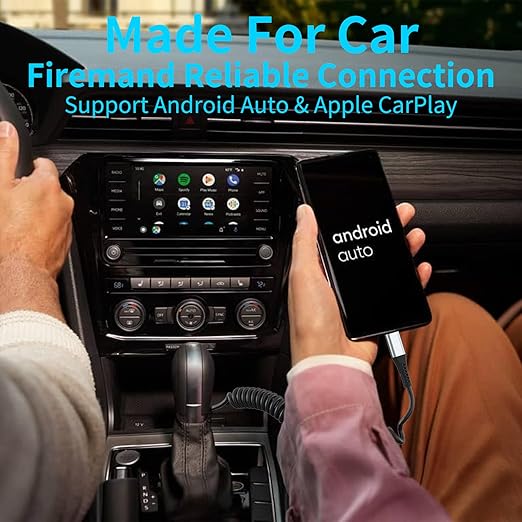 Coiled USB C Cable 2 Pack, 3ft USB to USB-C Cable for Car, Android Auto Coiled USBC CarPlay Cord, 3A Retractable USB C Cord Fast Charging for iPhone 16 15 Pro Max, Samsung Galaxy S24 S23 S22 S21