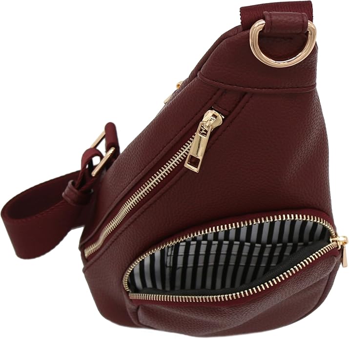 FashionPuzzle Compact Triangle Sling Bag