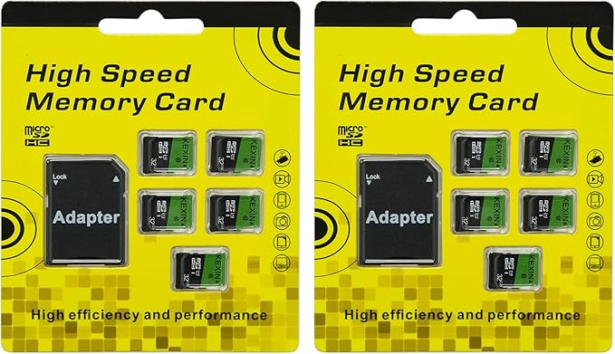 KEXIN 32GB Micro SD Card 10 Pack 32 GB Class 10 Ultra Micro SDHC UHS-I Bulk Memory Card C10, U1, 10 Pack Bulk Micro SD Card