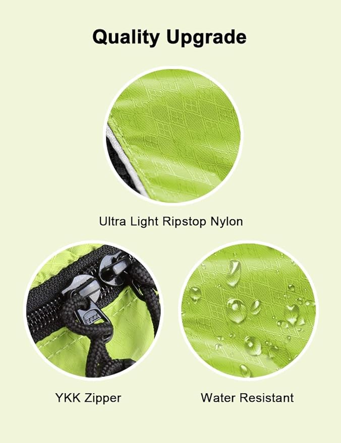 GOX Ultra Light 5 piece Packing Cubes Travel Luggage Organizer 1 Large 2 Medium 2 Small