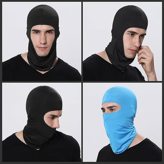 Pukavt 3 Pack Balaclava Face Mask, Ski Mask for Men Women, UV Protection Windproof Scarf for Motorcycle Snowboard Cycling