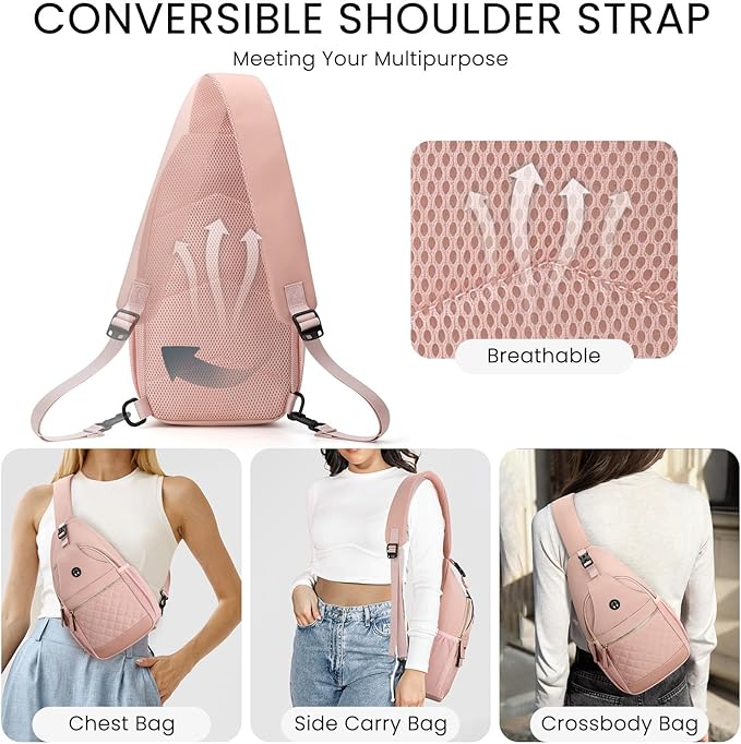 Small Crossbody Purses Bags for Women Men Travel, Chest Sling Bag Women Casual Cross Body Bag for Woman Sling Backpack