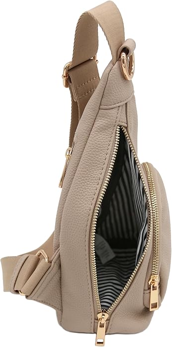 FashionPuzzle Compact Triangle Sling Bag
