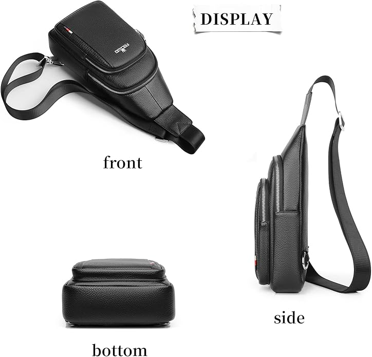 FSD.WG sling Backpack for Men Chest Bag Crossbody Shoulder Bags Travel Bag Purse for Men with Water Resistant