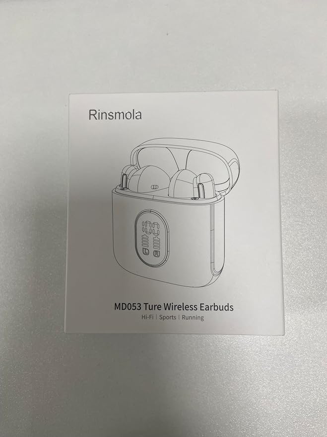 Wireless Earbuds Bluetooth 5.4 with 4 ENC Microphones, 30H Playtime USB-C Charging Case, Hi-Fi Stereo Sound, IP7 Waterproof & Ultra-Mini 3g Design for iPhone Android Gym Running, 2025 Upgraded