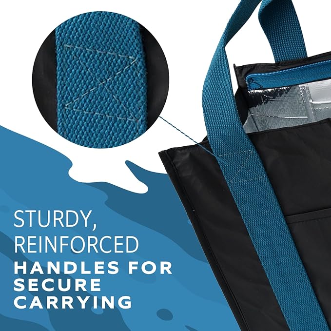 VonNova Women’s Insulated Lunch Bag – Cute Large 7L Lunch Tote for Office – Durable Small Lunch Box for Women with Premium Cooler Insulation – Stylish Lunchbox for Adults, Nurses & Teachers