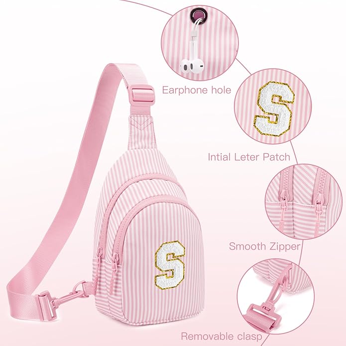 Gifts for 8 9 10 11 12 Year Old Girls Sling Bag Crossbody Bags Fanny Pack for Teen Girls Personalized Gifts for Women