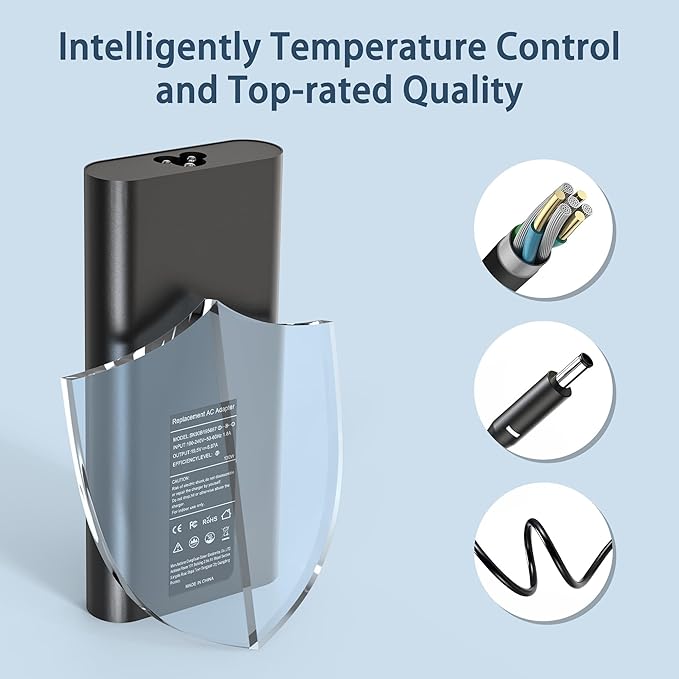 130W 4.5mm AC Laptop Charger Compatible with Dell XPS 15 7590 9530 9550 9560 9570 Precision M3800 M2800 5510 5520 5530 5540 Inspiron 7347 7348 7459 Power Supply Cord