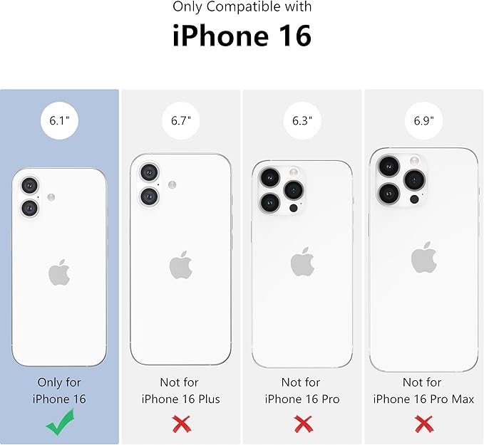 ZTOFERA for iPhone 16 Magnetic Case Compatible with Magsafe,Aesthetic Floral Pattern Design Cute for Girl Women,Anti-Drop Protective Hard Phone Cover for iPhone 16-Lavender