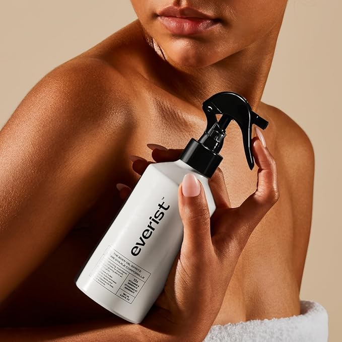 The Body Oil Spritz, Instant Absorption, Non-greasy, Vegan, Skincare Ingredients, 6.1 fl oz