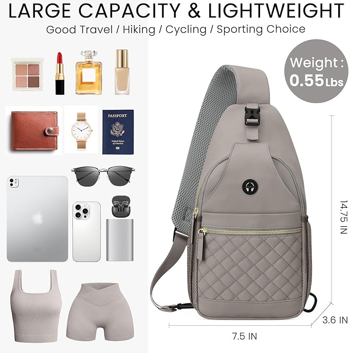 Small Crossbody Purses Bags for Women Men Travel, Chest Sling Bag Women Casual Cross Body Bag for Woman Sling Backpack