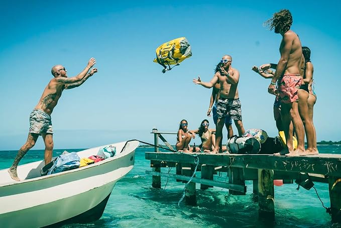 Skog Å Kust Duffelsak Heavy Duty Waterproof Duffel - Gear Bag for Sports, Travel, & More - 40L Mint