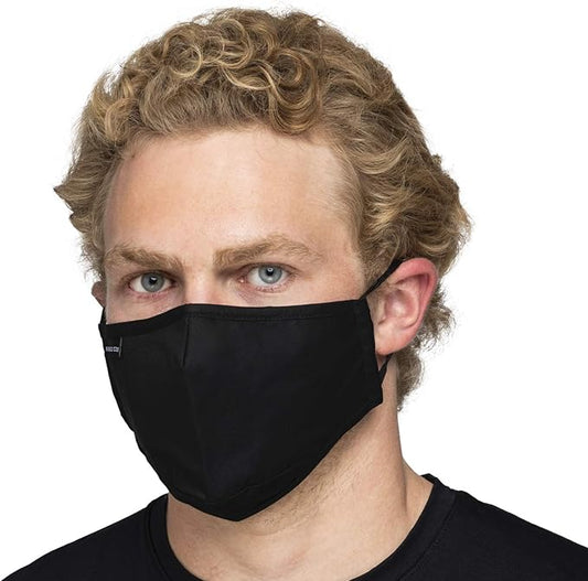 Anti Pollution Face Mask Particulate Respirator| Mask for Dust, Exhaust Gas, Smoke, Smog, Pollen and Fumes | Unisex Military Grade Washable Mouth Mask