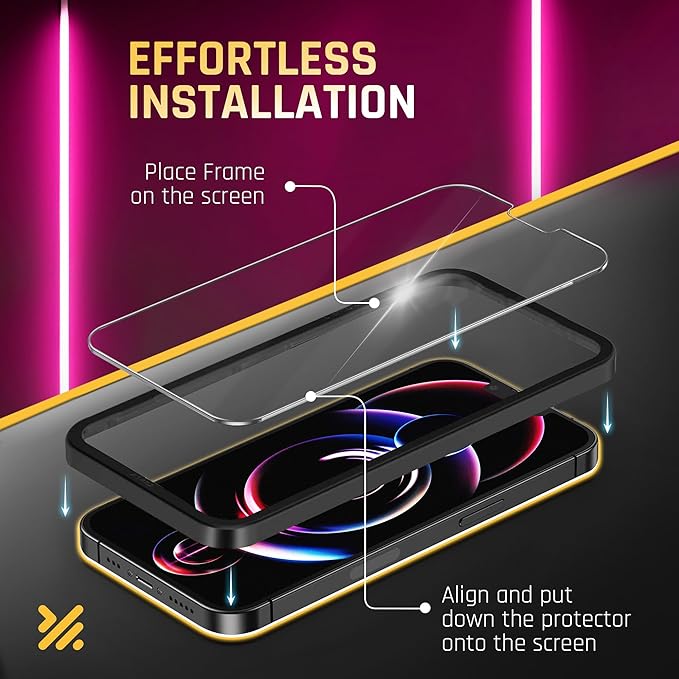 TEMPRTEK+[3+3 Pack for iPhone 14 Pro Screen/Camera Protector 6.1" Tempered Glass [Case Friendly] Anti Scratch/Fingerprint [Full Coverage] 9H+ Hardness