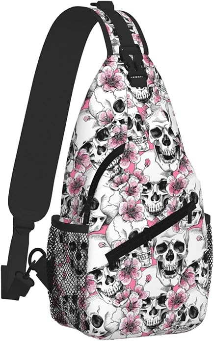 Cross Chest Bag Diagonally for Men Shoulder Bag for Travel Hiking Trendy Sling Bag with Adjustable Shoulder Strap