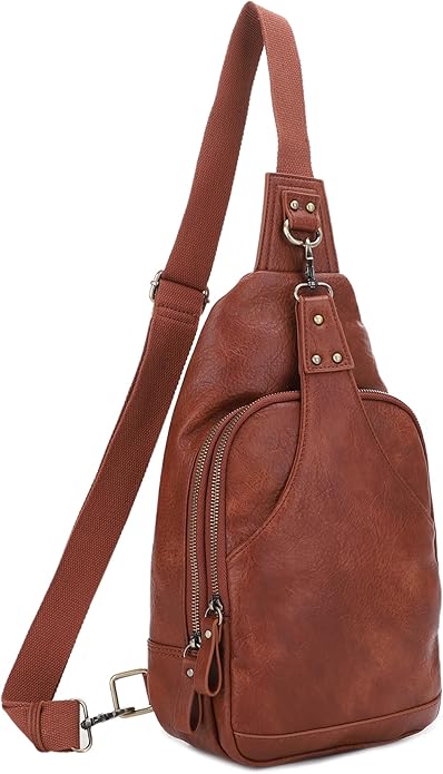 JESSIE & JAMES Brooke Unisex Concealed Carry Sling Bag Crossbody Backpack Purse