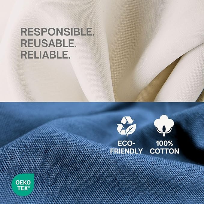 Cotton Canvas Tote Bag with an External Pocket & Top-Zipper Closure For - Gym, Beach, DIY, Work, Travel, Shopping