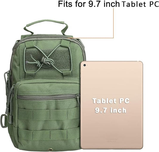 G4Free Outdoor Tactical Bag Backpack, Military Sport Bag Pack Sling Shoulder Backpack Tactical Bag for Every Day Carry