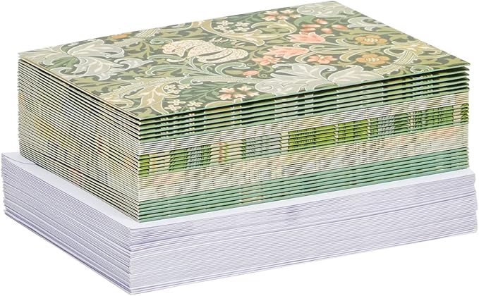 The Gifted Stationery Note Cards with Envelopes - 36 Pack, 5 x 3.5 In, Floral Pattern - Blank Inside Thank You Cards for All Occasion & Stationery Set