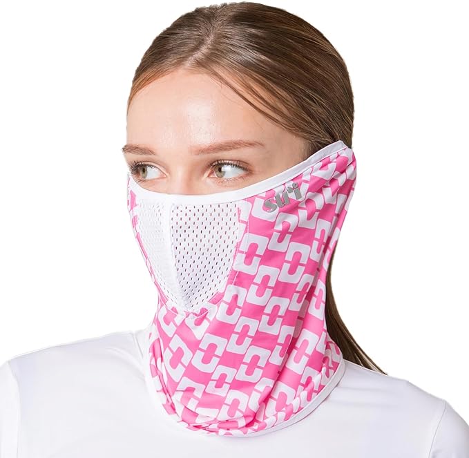 KOREA (Type A) UV Sun Protection Balaclava Half Face Mask - For Golf, Hiking, Running, Cycling & Outdoor Sports