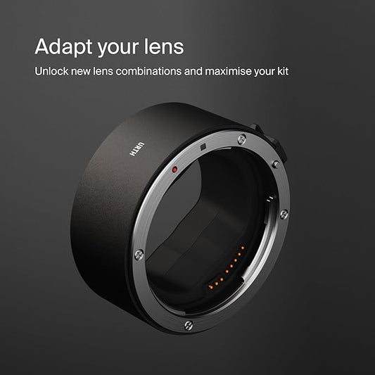 Urth Lens Mount Adapter: Compatible with Canon (EF/EF-S) Lens to Nikon Z Camera Body (Electronic)
