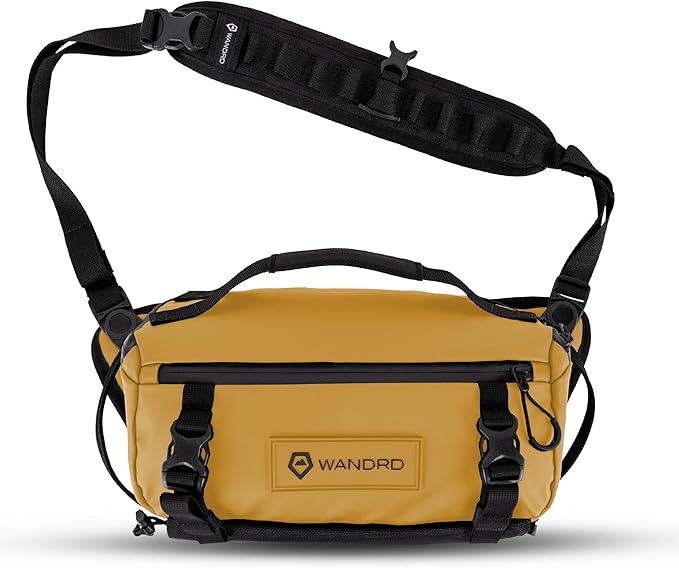 WANDRD ROGUE V1 6L Sling: Compact Camera Sling and Crossbody Bag with Fast Access, 3-Way Carry– Lightweight Everyday Bag Great for Travel, Photography, and Daily Use (Dallol Yellow)