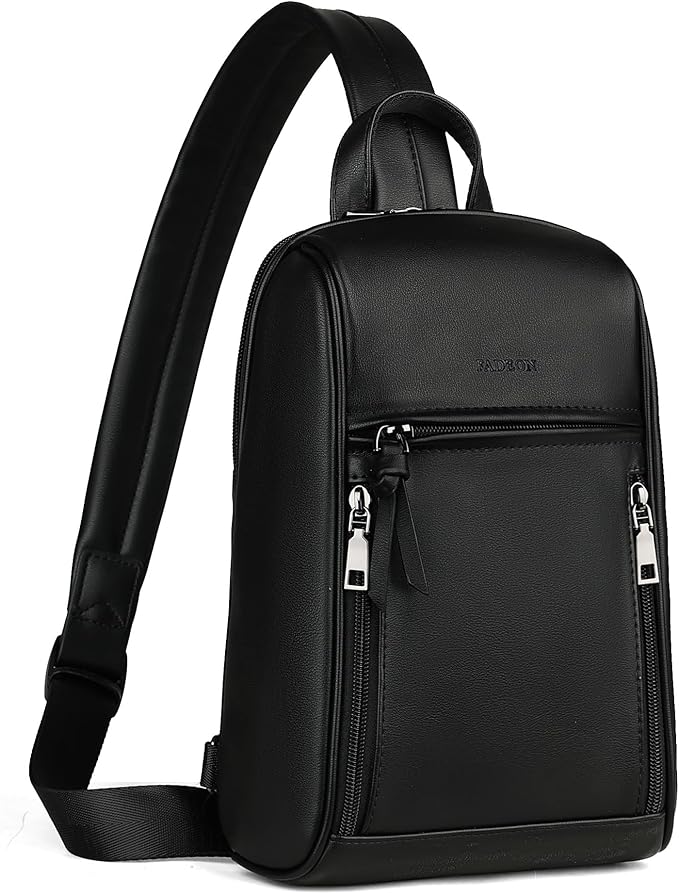 FADEON Sling Bag for Women Crossbody Purse Sling Bags, Designer Sling Purses Medium Travel Multi-Pocket Sling Backpack