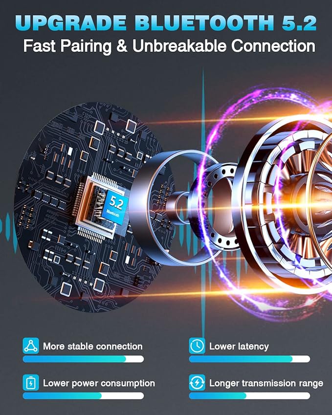 LC-dolida Sleep Headphones Bluetooth Headband, Headband, Sleep Mask with Bluetooth Thin HD Stereo Speakers Perfect for Side Sleepers, Sport, Yoga, Travel, Gray