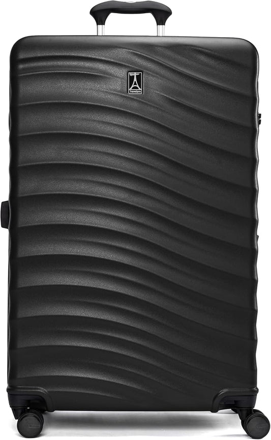 Travelpro Maxlite Air V2 Hardside Expandable Checked Luggage, 8 Spinner Wheels, Lightweight Hard Shell Suitcase, TSA lock, Black, Checked Large 28-Inch