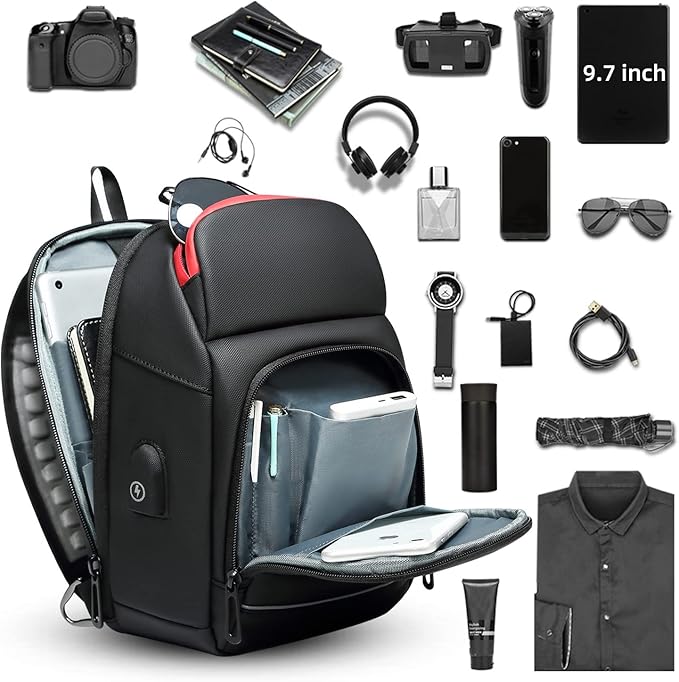 Eurcool Mens Shoulder Bag Sling Bag Crossbody Backpack Shoulder Casual Daypack Rucksack for Men