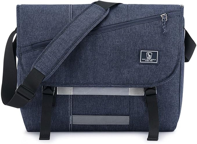 OIWAS Messenger Bag for Men, 15.6 Inch Laptop Crossbody Bags Women Casual Satchel Shoulder Bag College Travel Office Briefcase