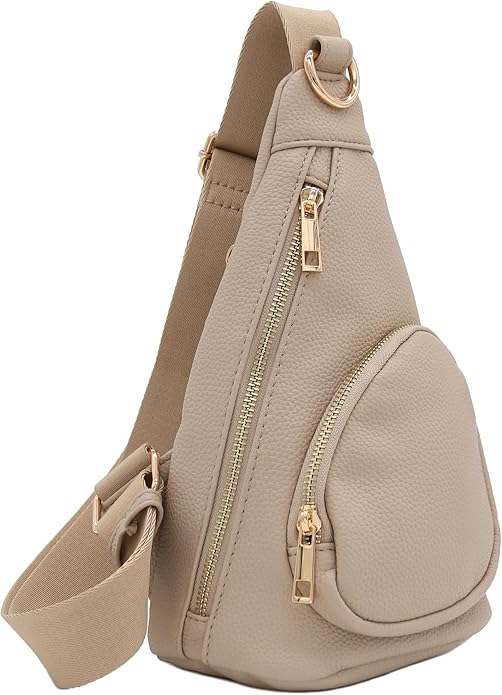 FashionPuzzle Compact Triangle Sling Bag