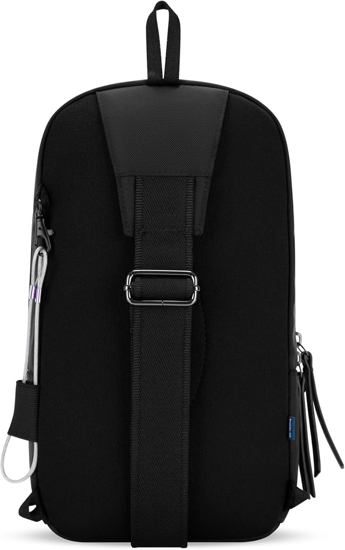 Sherpani Metro, Anti Theft Sling Bag, Sling Backpack, 5L Travel Bag, Shoulder Chest Purse, Crossbody Backpack for Women, Metal Hardware, Travel Gift (Sakura Pro)