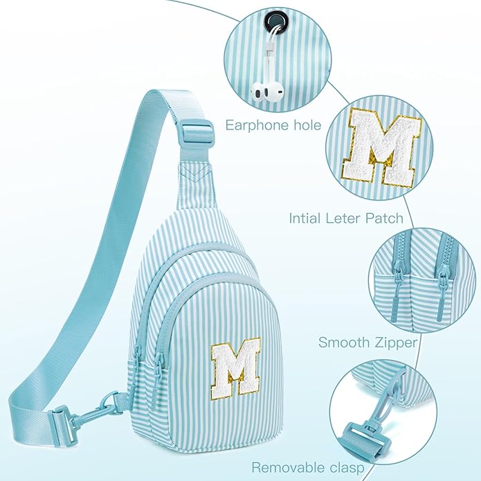 Gifts for 8 9 10 11 12 Year Old Girls Sling Bag Crossbody Bags Fanny Pack for Teen Girls Personalized Gifts for Women