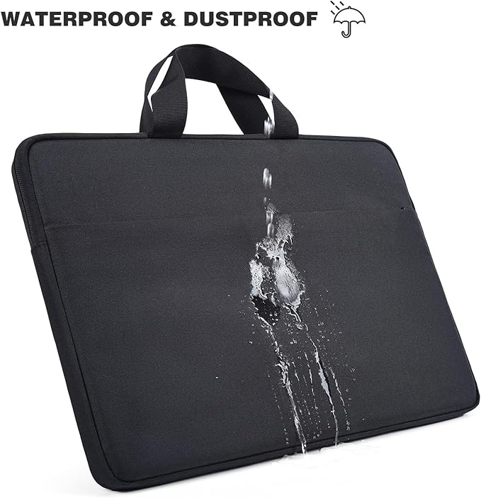 18.5 Inch Portable Monitor Case, Protective Carrying Sleeve for VisionOwl InnoView Upperizon Usparkle Ingnok iProda Motyeowe Cocopar HONGO, 18-18.5" Laptop Notebook Computer Bag, Black